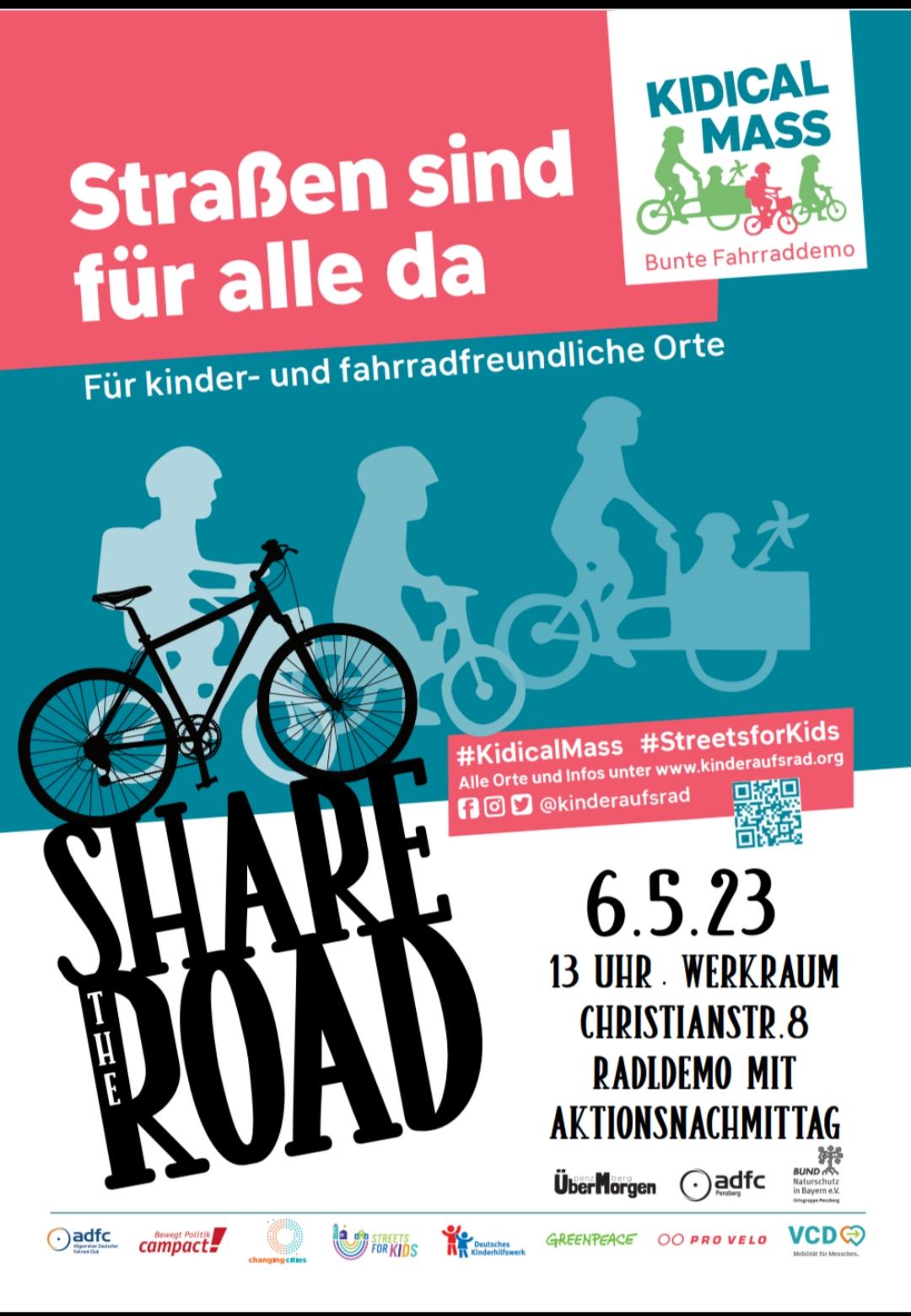 Plakat Straßen sind für alle da