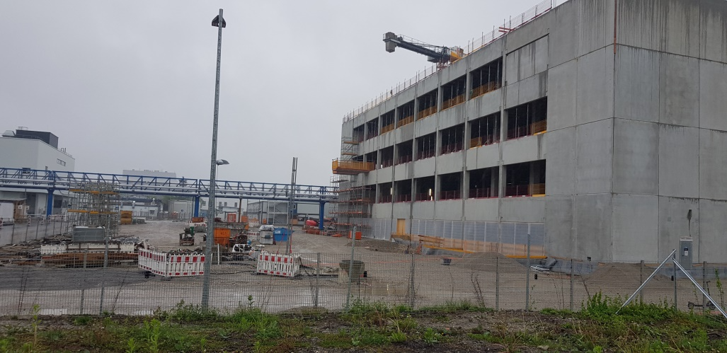 Baustelle des Diagnostik-Produktionszentrums | Foto: Hannelore Jaresch